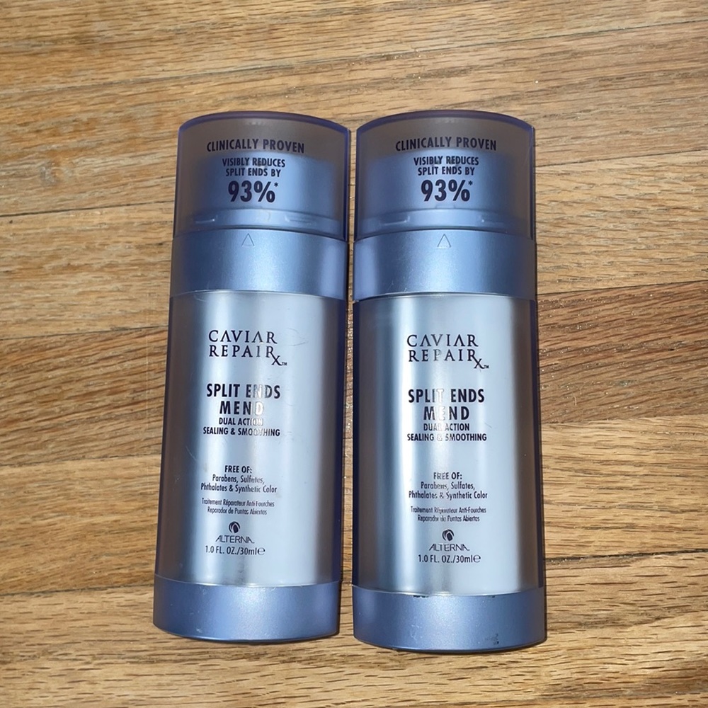 NEW Bundle of 2 Alterna Caviar Split Ends Mend 1oz
